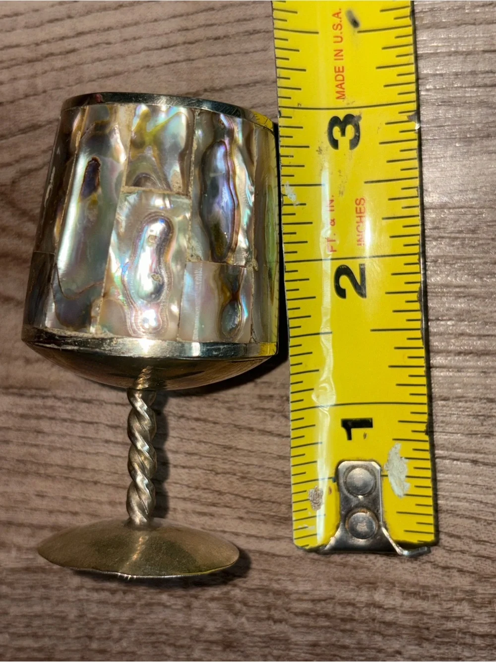 Mother of Pearl Toothbrush Holders Set - Iridescent Shell Accent